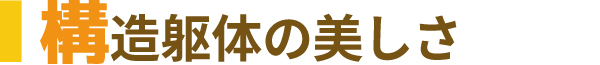 構造躯体の美しさ