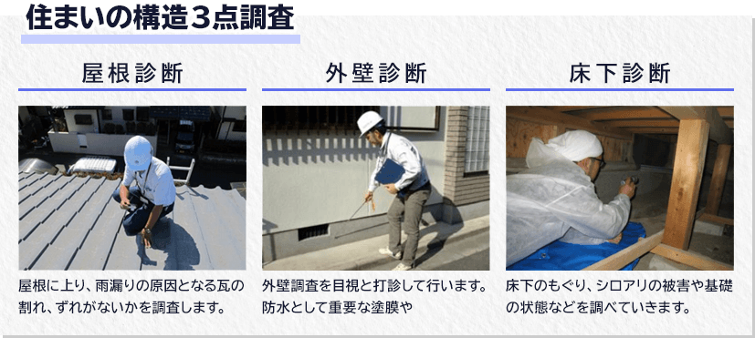住まいの構造3点調査