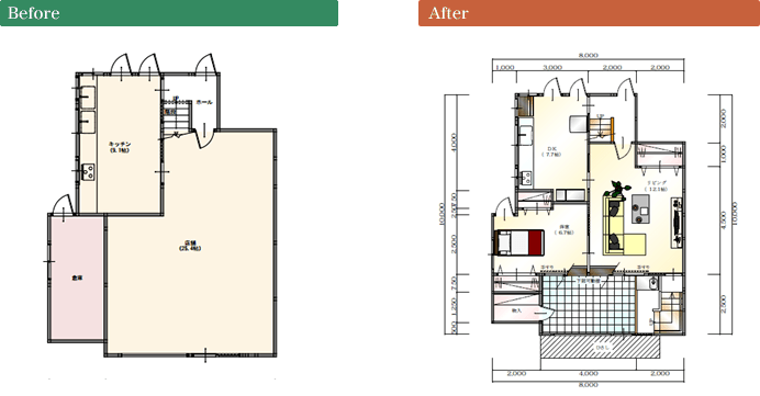 図面　Before After