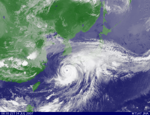 台風シーズン突入