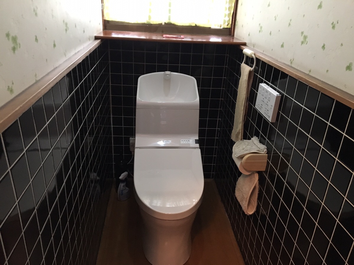 洋式トイレの交換　TOTO　HV