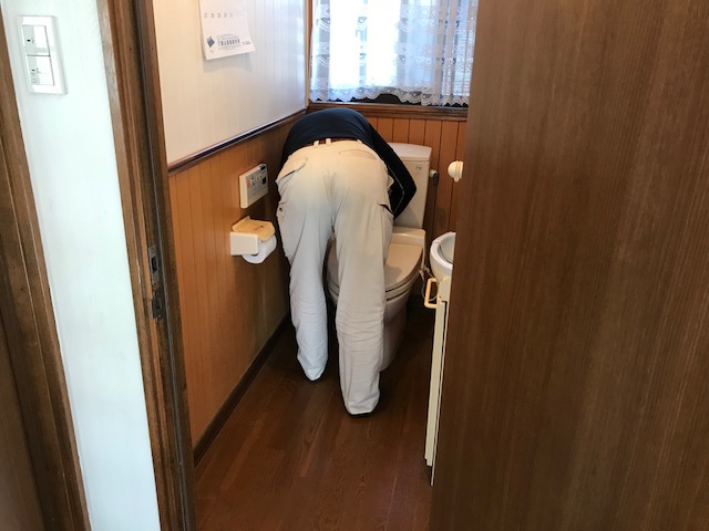 福山市神辺町F様邸 トイレ交換工事