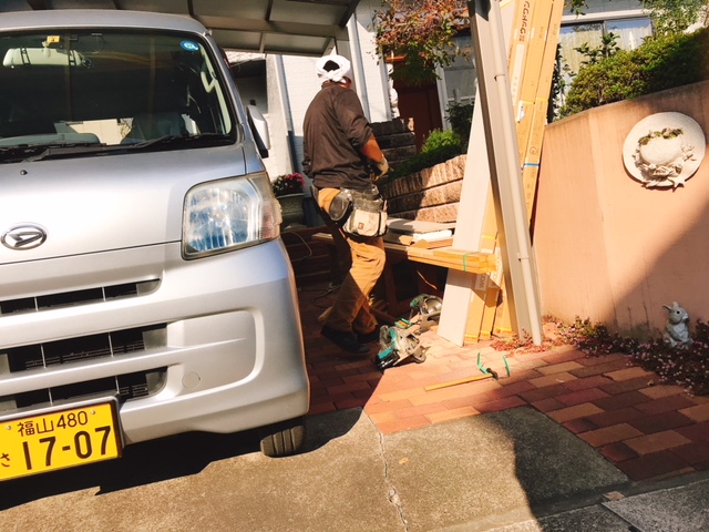 尾道市平原町N様邸 フローリング工事