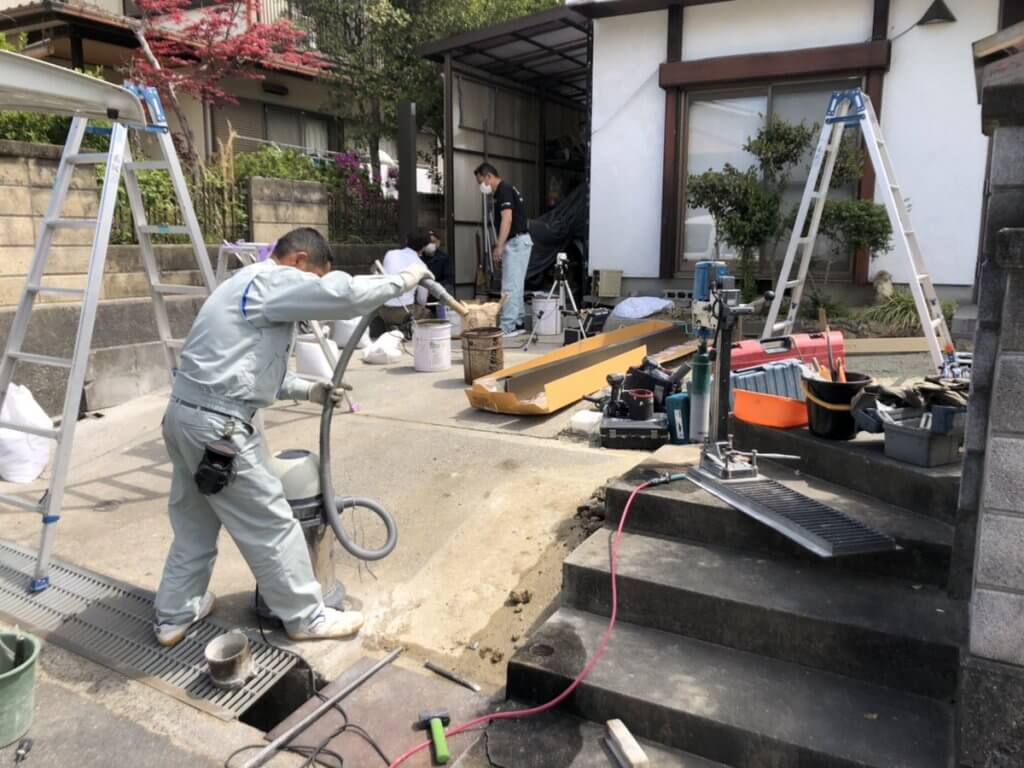 福山市駅家町M様邸　エクステリア工事