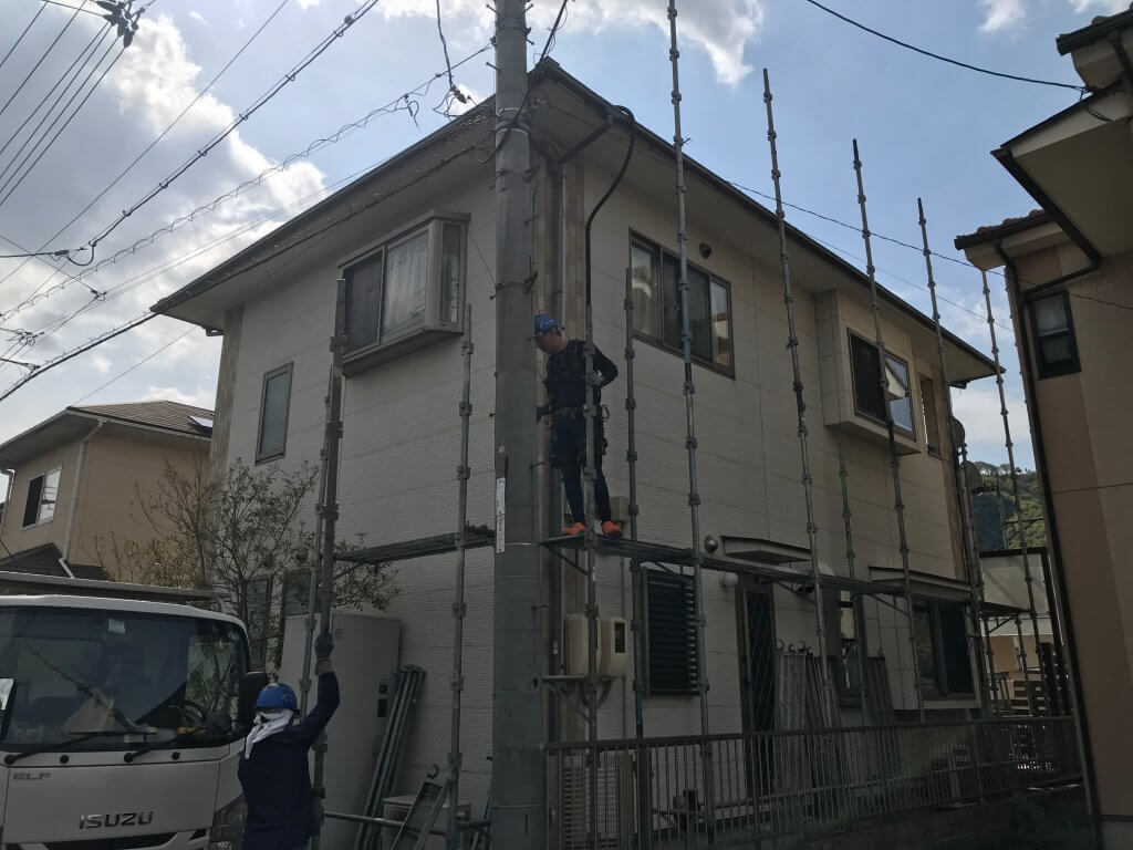 福山市駅家町N様邸　外壁塗装及びエクステリア工事