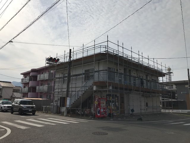 福山市川口町　K様アパート外壁防水改修工事