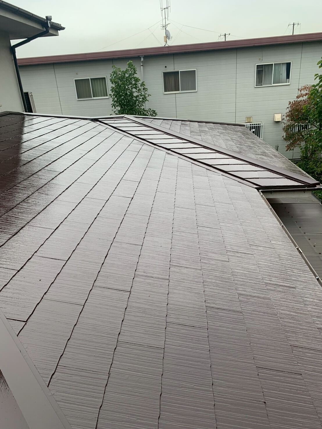 福山市手城町で屋根塗装